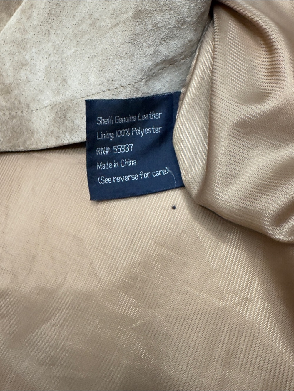 Norm Thompson Genuine Suede Leather Shirt Jacket Tan Overshirt Men’s XXL Coat - Picture 11 of 11
